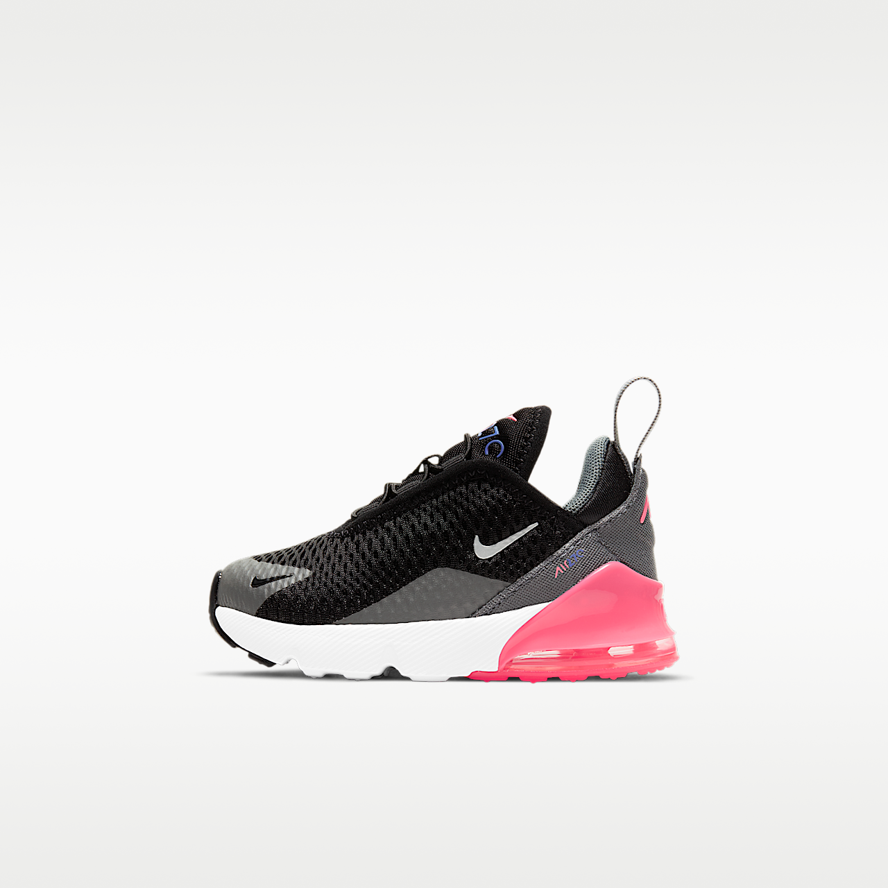 Nike Air max 270 sneaker Zwart/Smoke Grey/Sunset Pulse/Metallic Silver