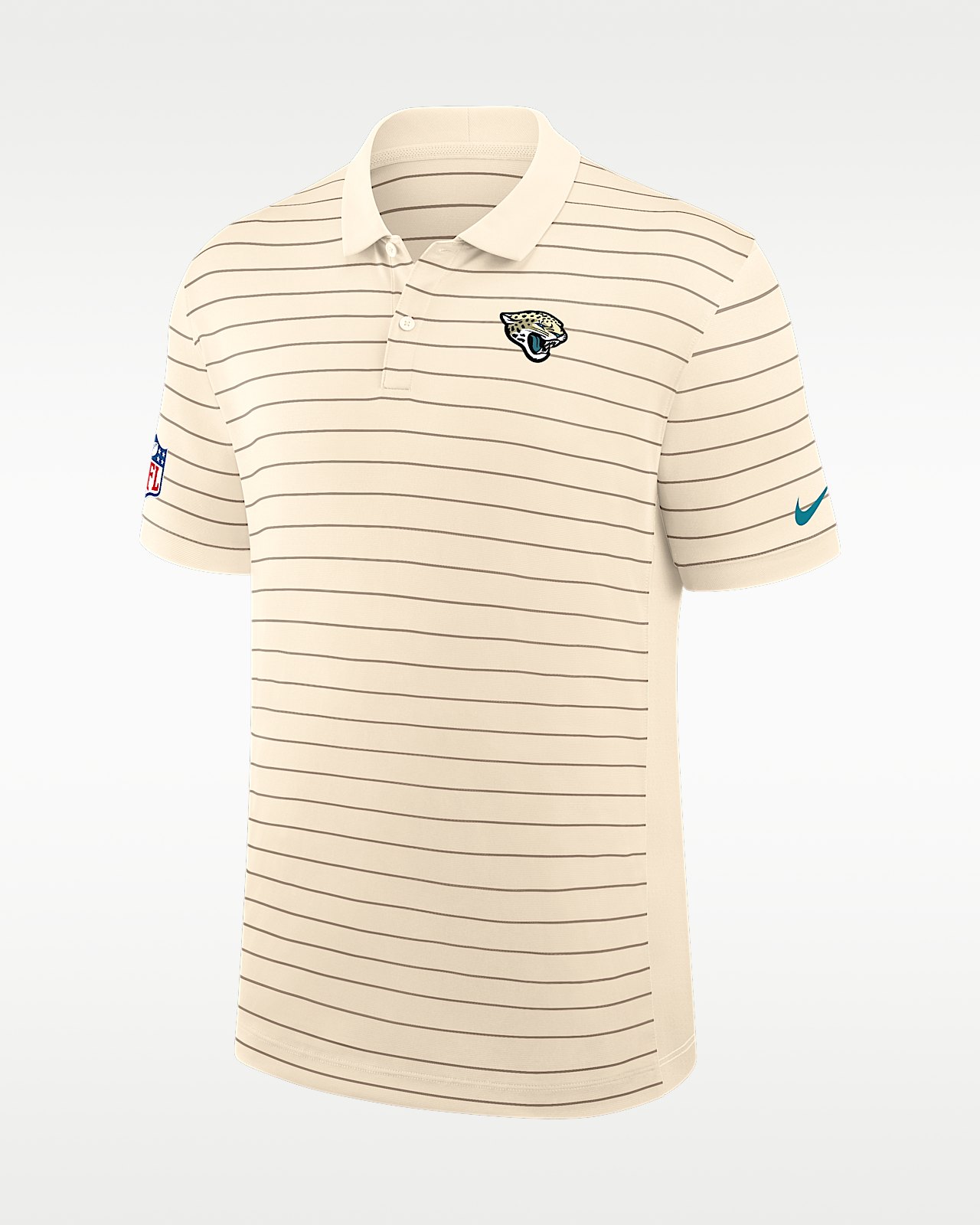 Мужские  Jacksonville Jaguars Rivalries Collection Sideline Victory Striped Nike Dri-FIT NFL Polo
