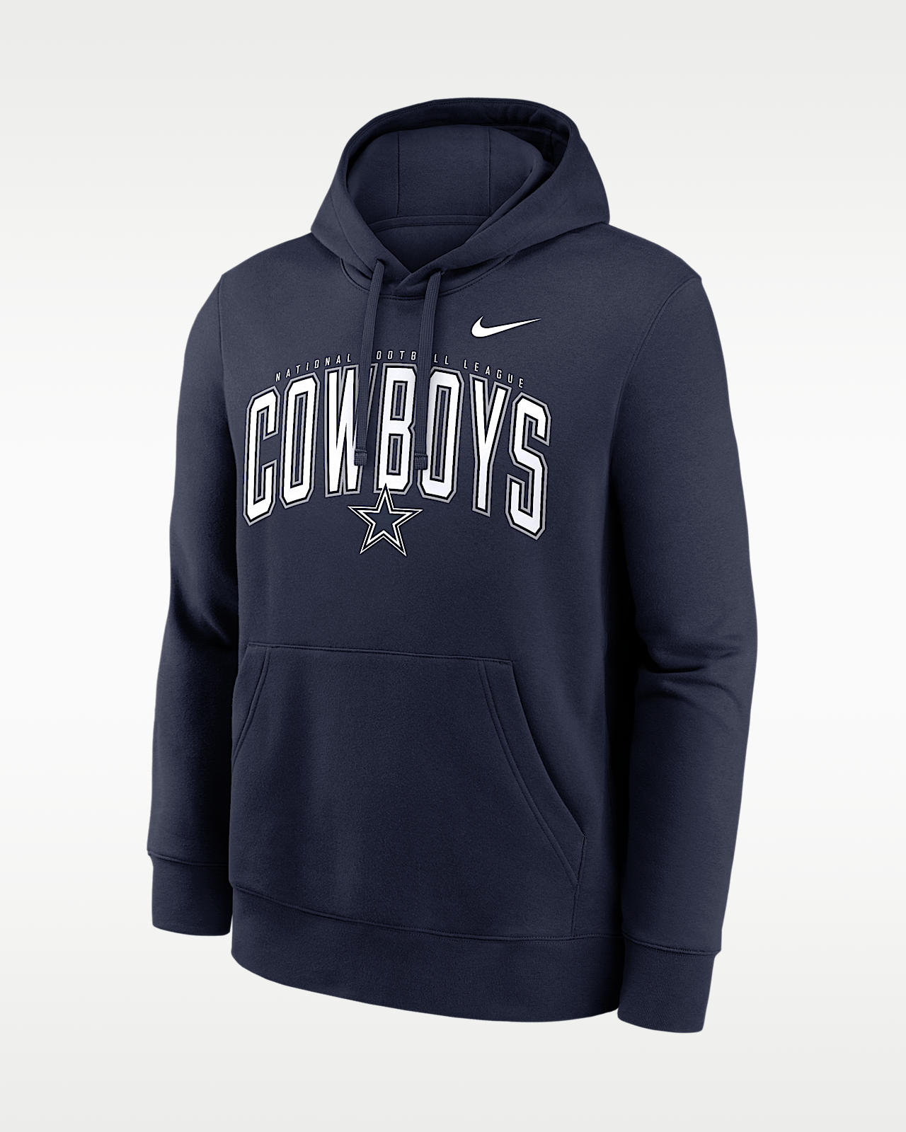 Мужское худи Dallas Cowboys Club Nike NFL Pullover Hoodie