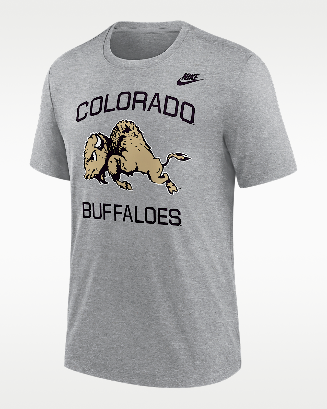 Мужская футболка Colorado Buffaloes Nike Football Tri-Blend для футбола