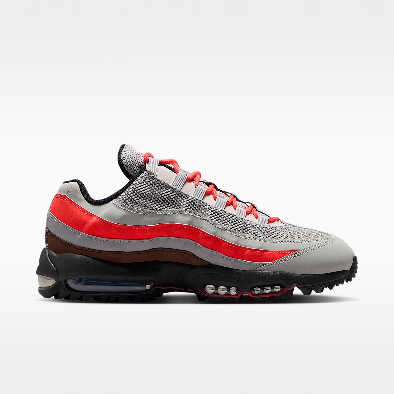 Nike Air Max sneaker Light Silver/Light Smoke Grey/Bright Crimson/Zwart