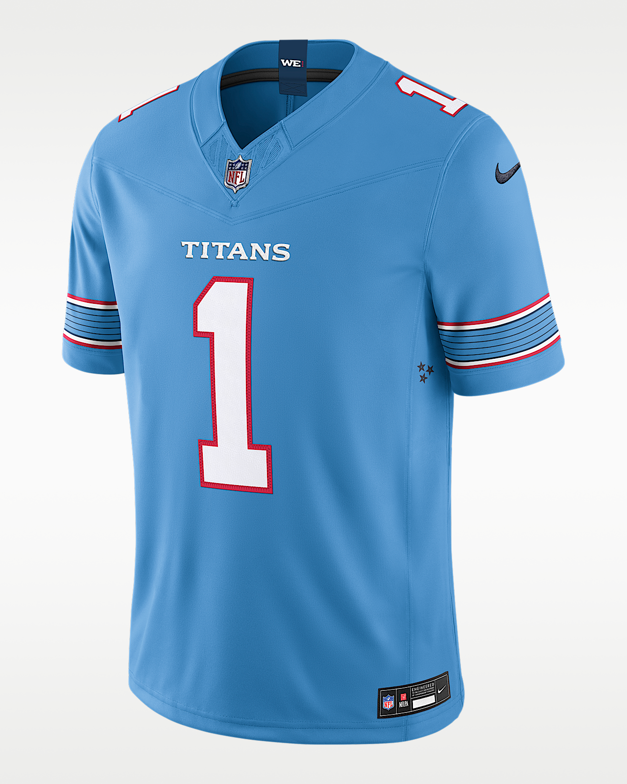Мужские джерси Cameron Ward Tennessee Titans Nike Dri-FIT NFL Limited Jersey