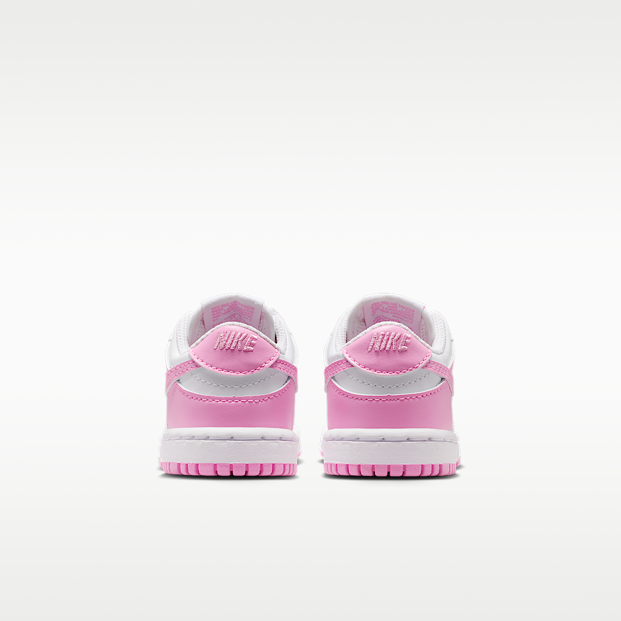 Nike Dunk Low sneaker Wit/Wit/Wit/Pink Rise