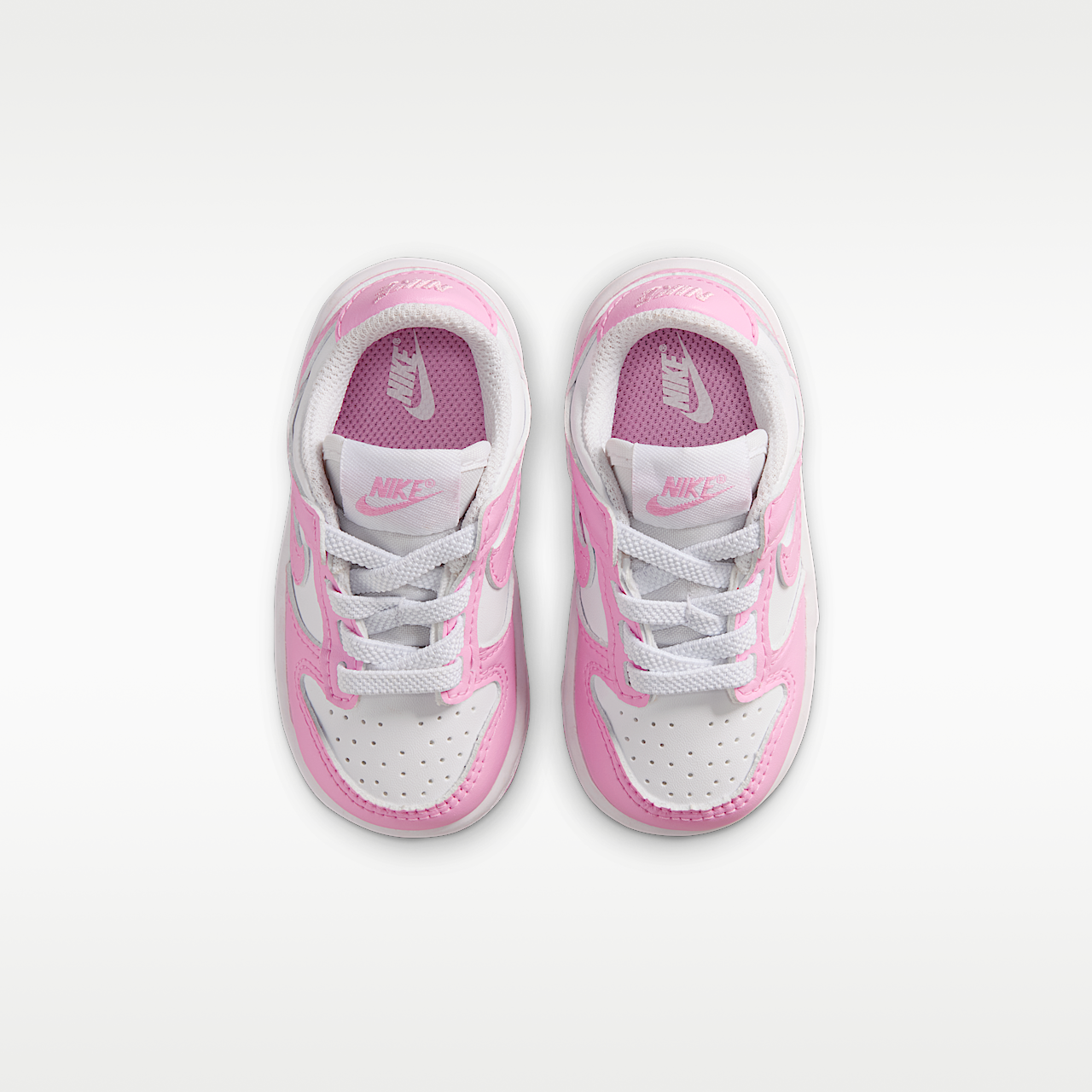 Nike Dunk Low sneaker Wit/Wit/Wit/Pink Rise