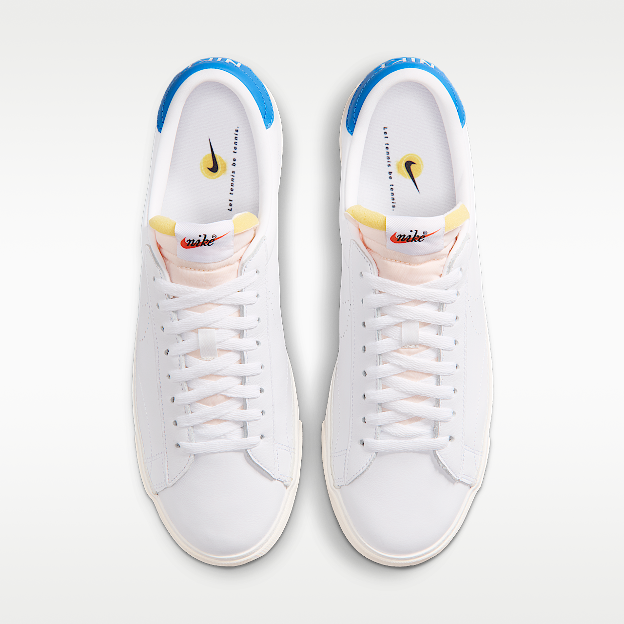 Nike  sneaker Wit/Light Photo Blue/Team Orange/Wit
