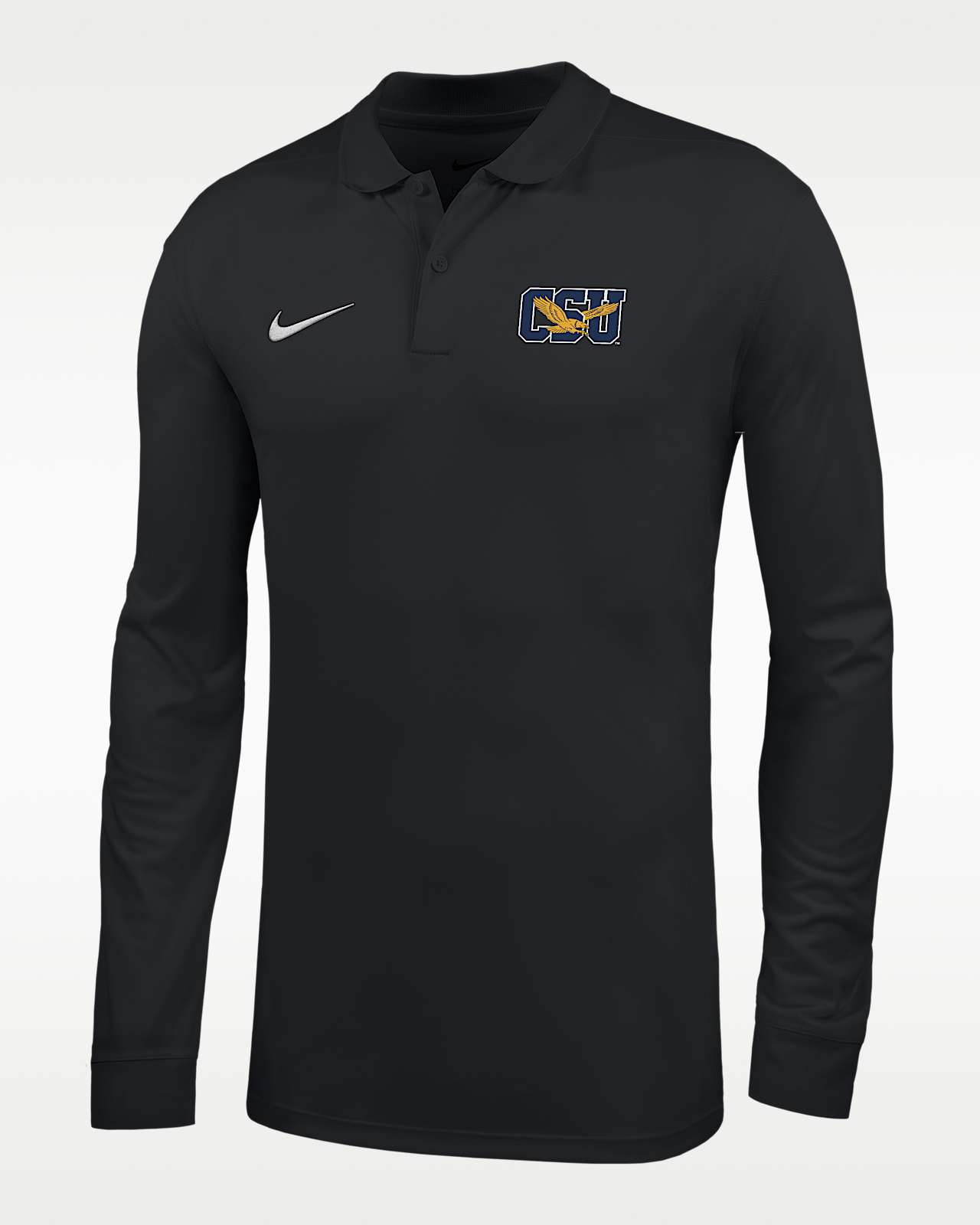 Мужские  Nike College (Coppin State University) Dri-FIT Long-Sleeve Polo