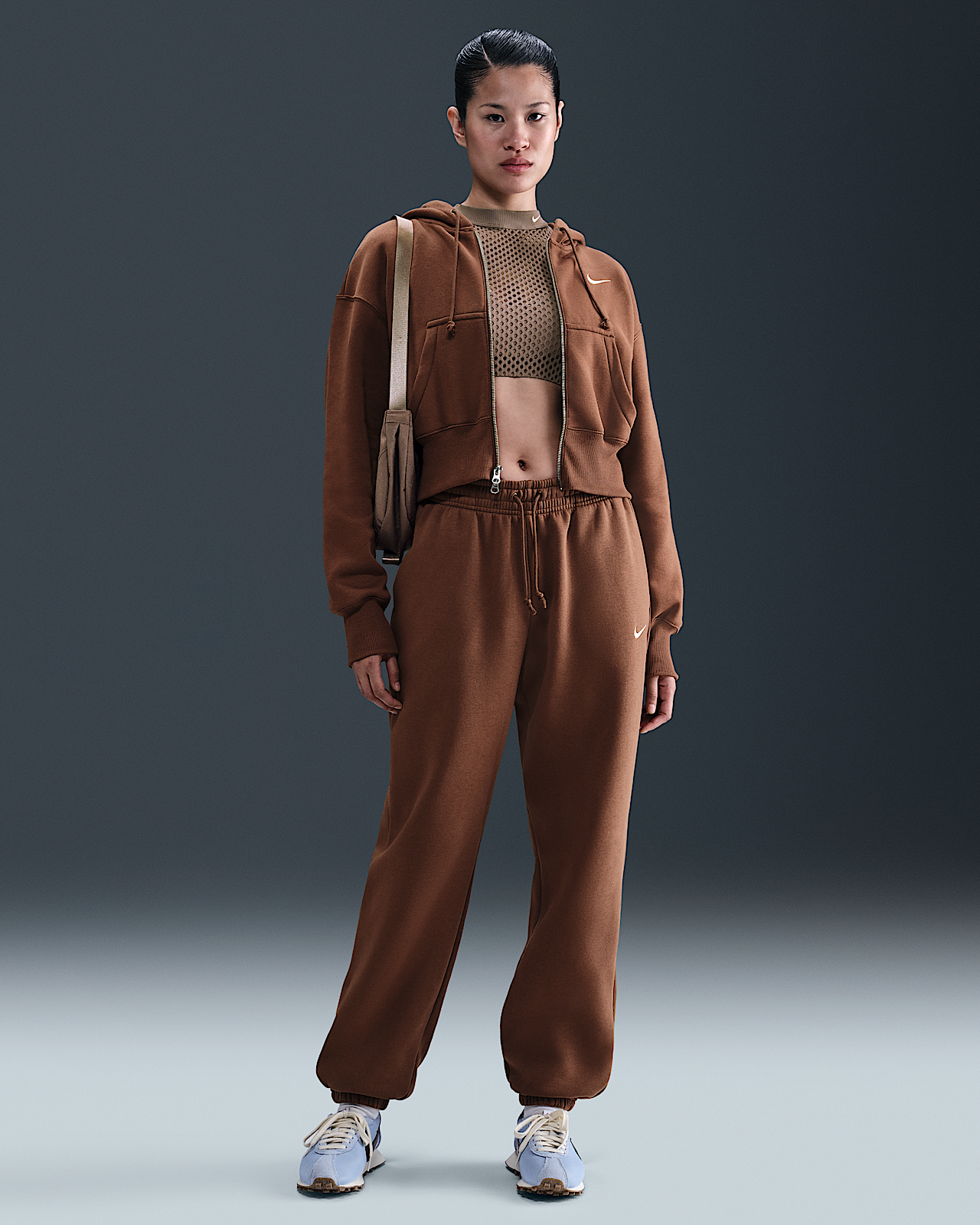 Женские  Nike Sportswear Phoenix Fleece High-Waisted Oversized Sweatpants