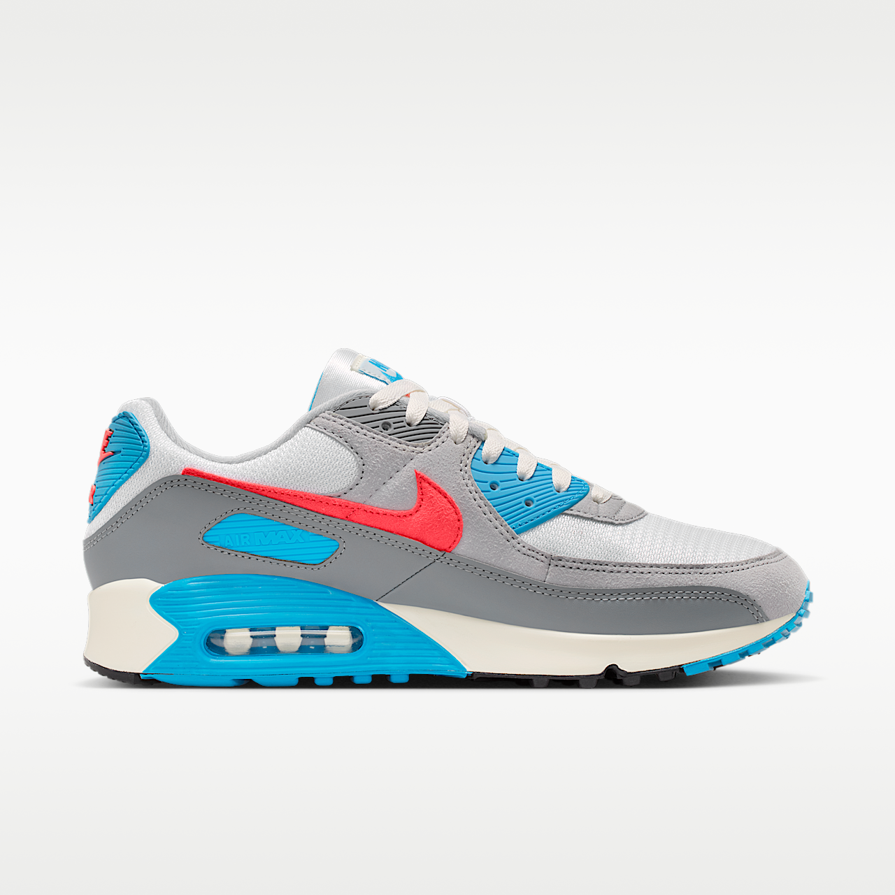 Nike Air Max sneaker Cool Grey/Light Smoke Grey/Zwart/Infrared 23