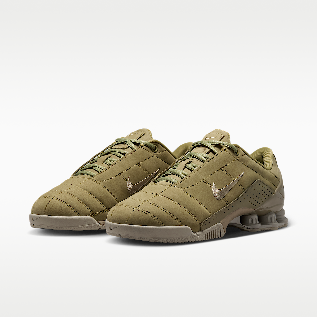 Nike Shox sneaker Neutral Olive/Matte Olive/Stone/Metallic Silver
