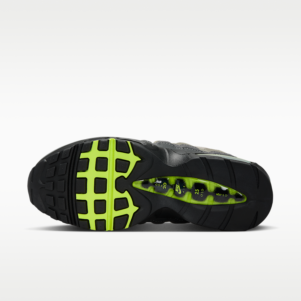 Nike Air Max sneaker Zwart/Anthracite/Light Graphite/Neon Yellow