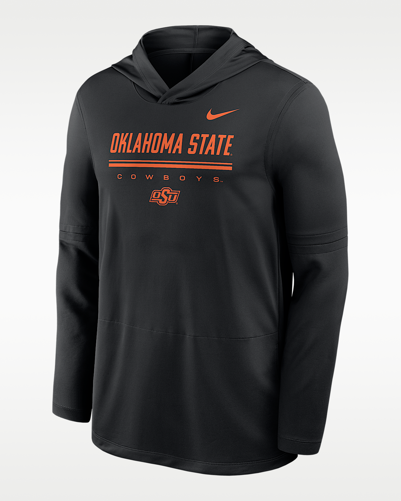 Мужские  Oklahoma State Sideline Nike Dri-FIT College Long-Sleeve Hooded Top