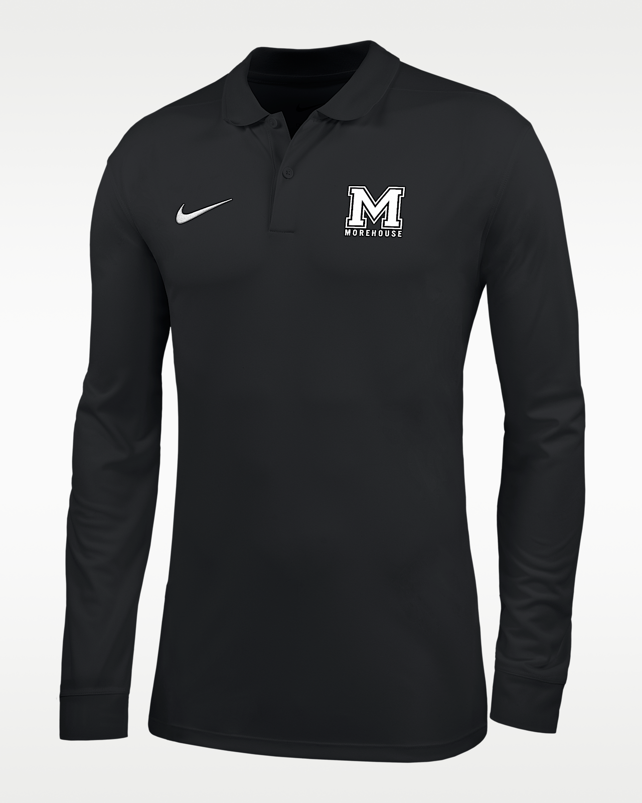 Мужские  Nike College (Morehouse College) Dri-FIT Long-Sleeve Polo