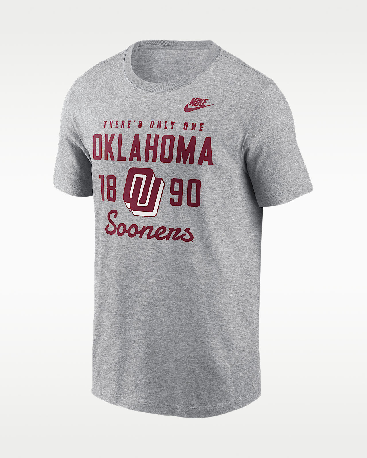 Мужская футболка Oklahoma Legacy Stacked Est Nike College