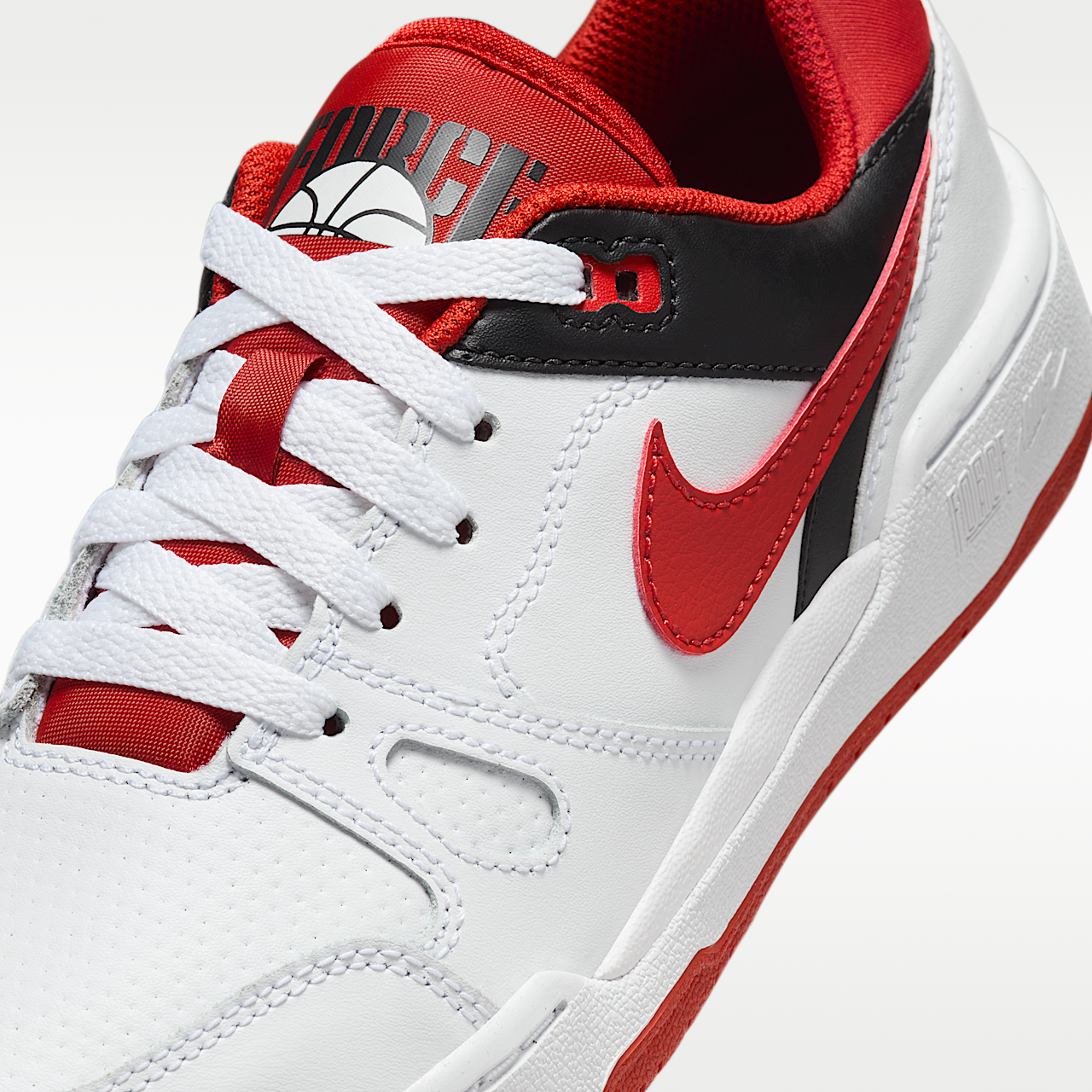 Nike  sneaker Wit/Zwart/Team Orange/Mystic Red