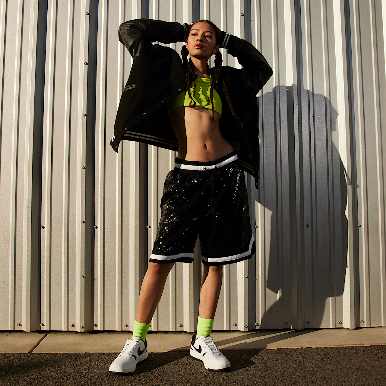 Nike  sneaker Wit/Summit White/Iron Grey/Zwart