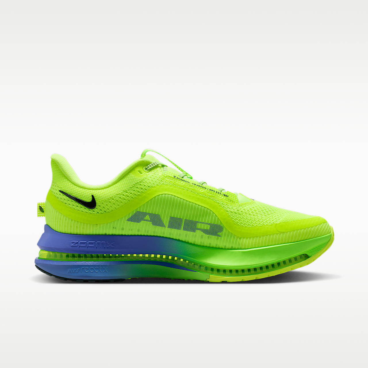 Nike Pegasus sneaker Volt Ice/Lime Blast/Sapphire/Black Spruce