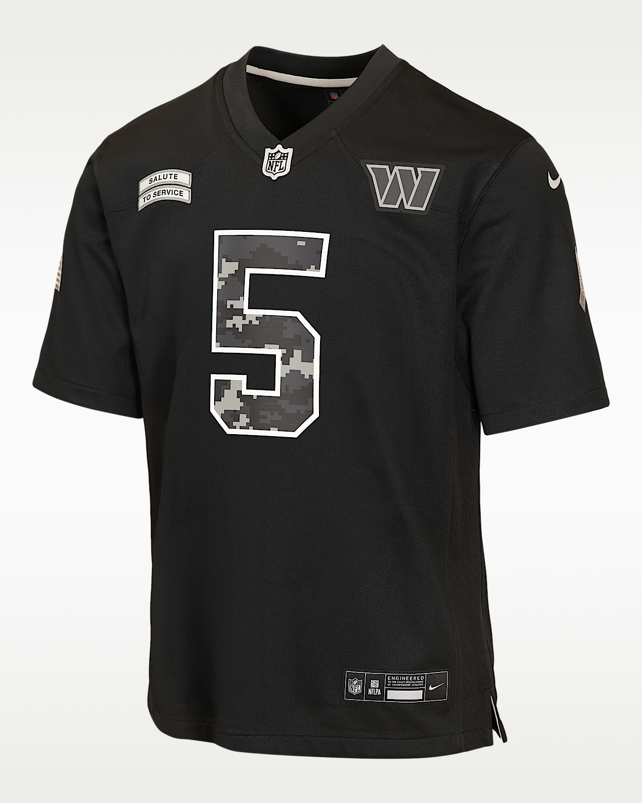 Детские джерси Jayden Daniels Washington Commanders Salute to Service Big Kids' Nike NFL Game Jersey