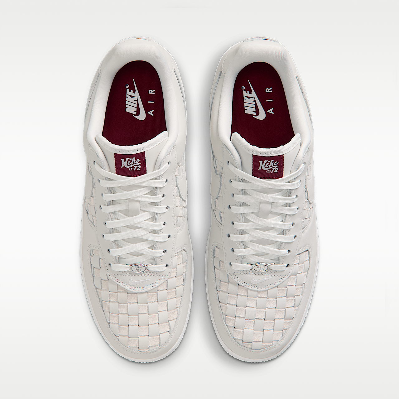 Nike Air Force 1 sneaker Summit White/Team Red/Metallic Silver/Summit White