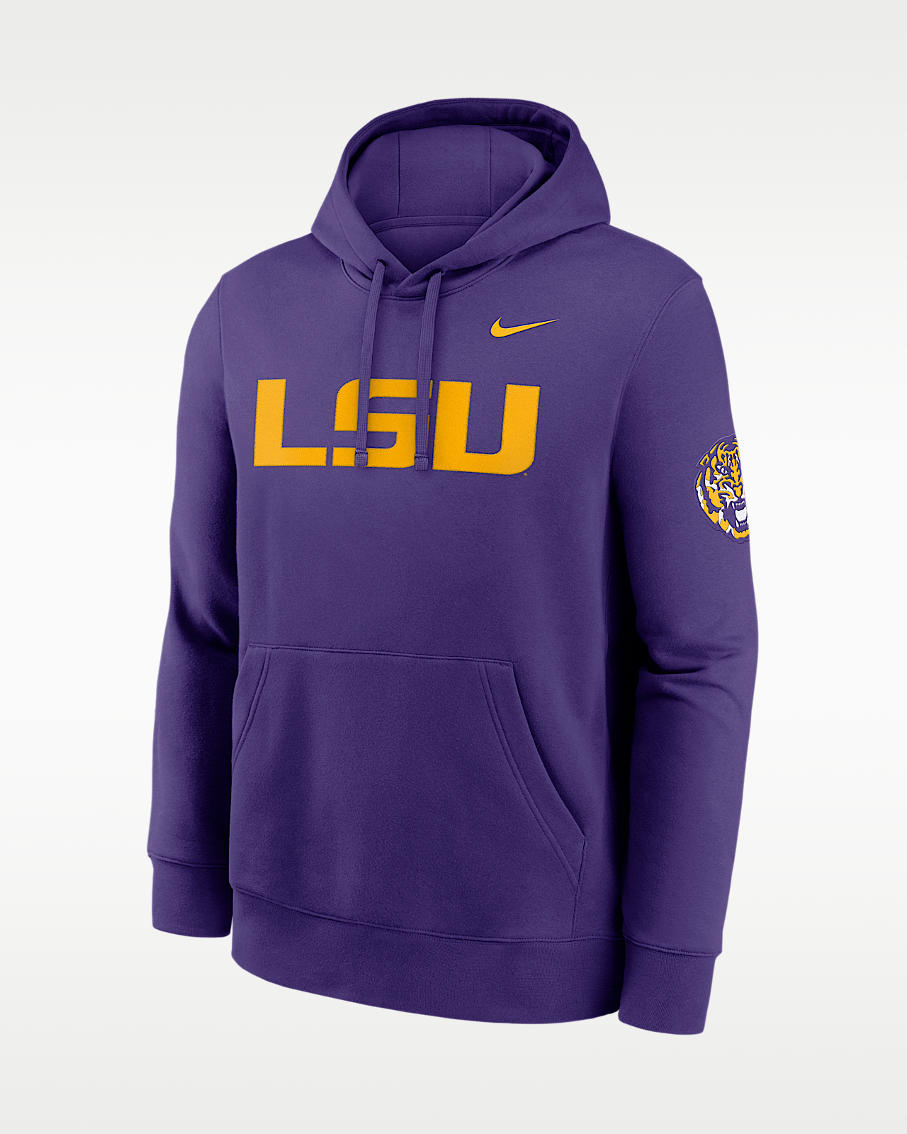 Мужское худи LSU Sideline Club Nike College Pullover Hoodie