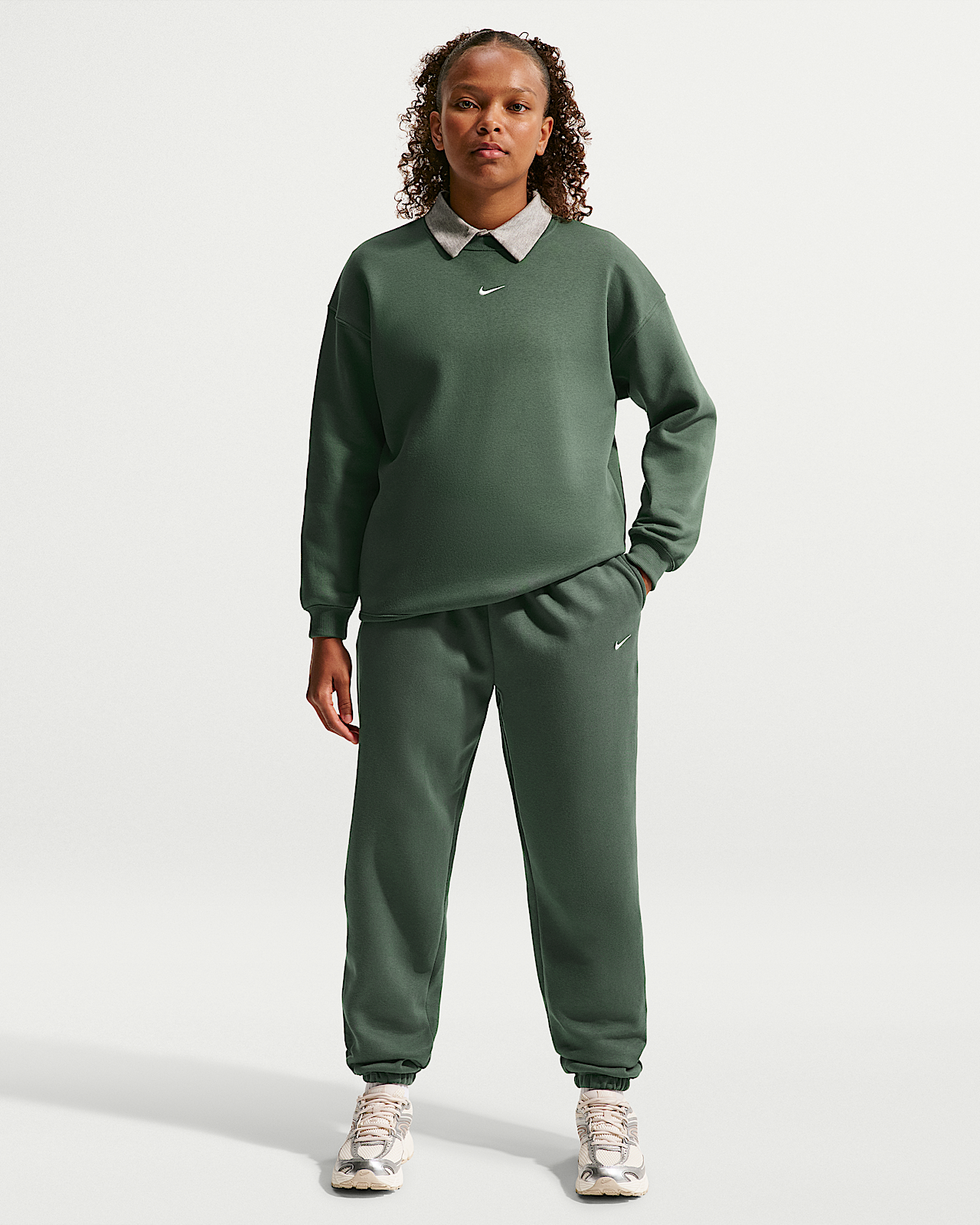 Детские  Nike Sportswear Studio Fleece Girls' Loose Pants