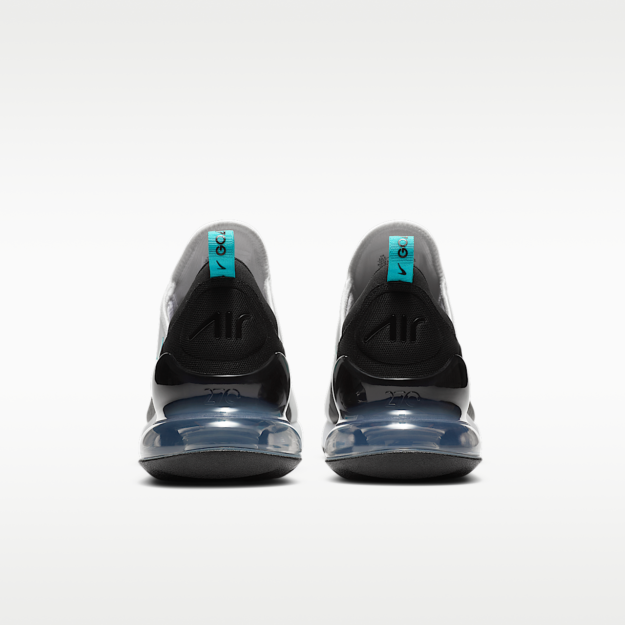 Nike Air max 270 sneaker Wit/Zwart/Metallic Silver/Dusty Cactus