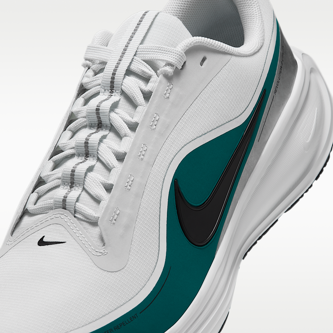 Nike  sneaker Off White/Bright Spruce/Metallic Silver/Zwart