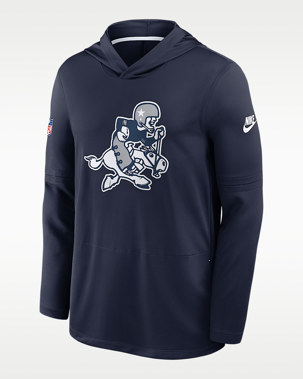 Мужские  Dallas Cowboys Alt Nike Dri-FIT NFL Long-Sleeve Hooded Top