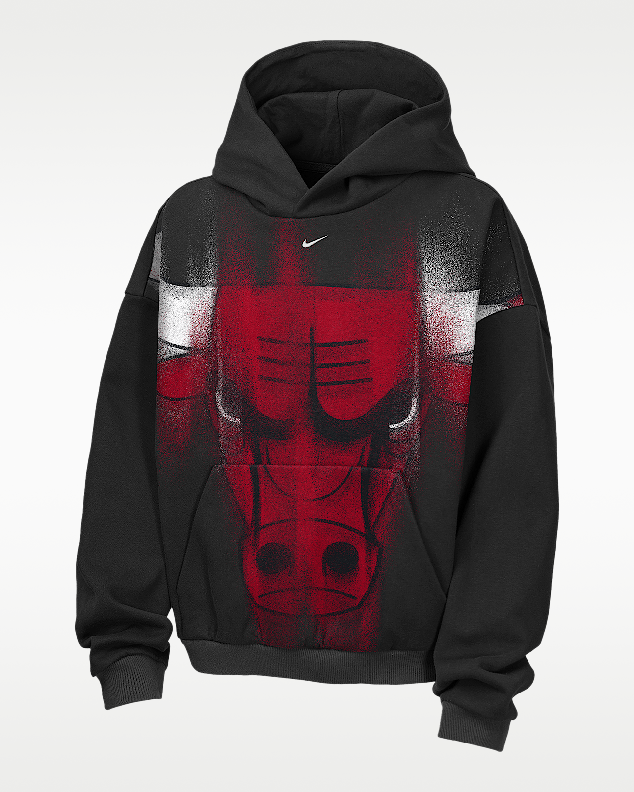 Детское худи Chicago Bulls Big Kids' Nike Basketball Hoodie для баскетбола