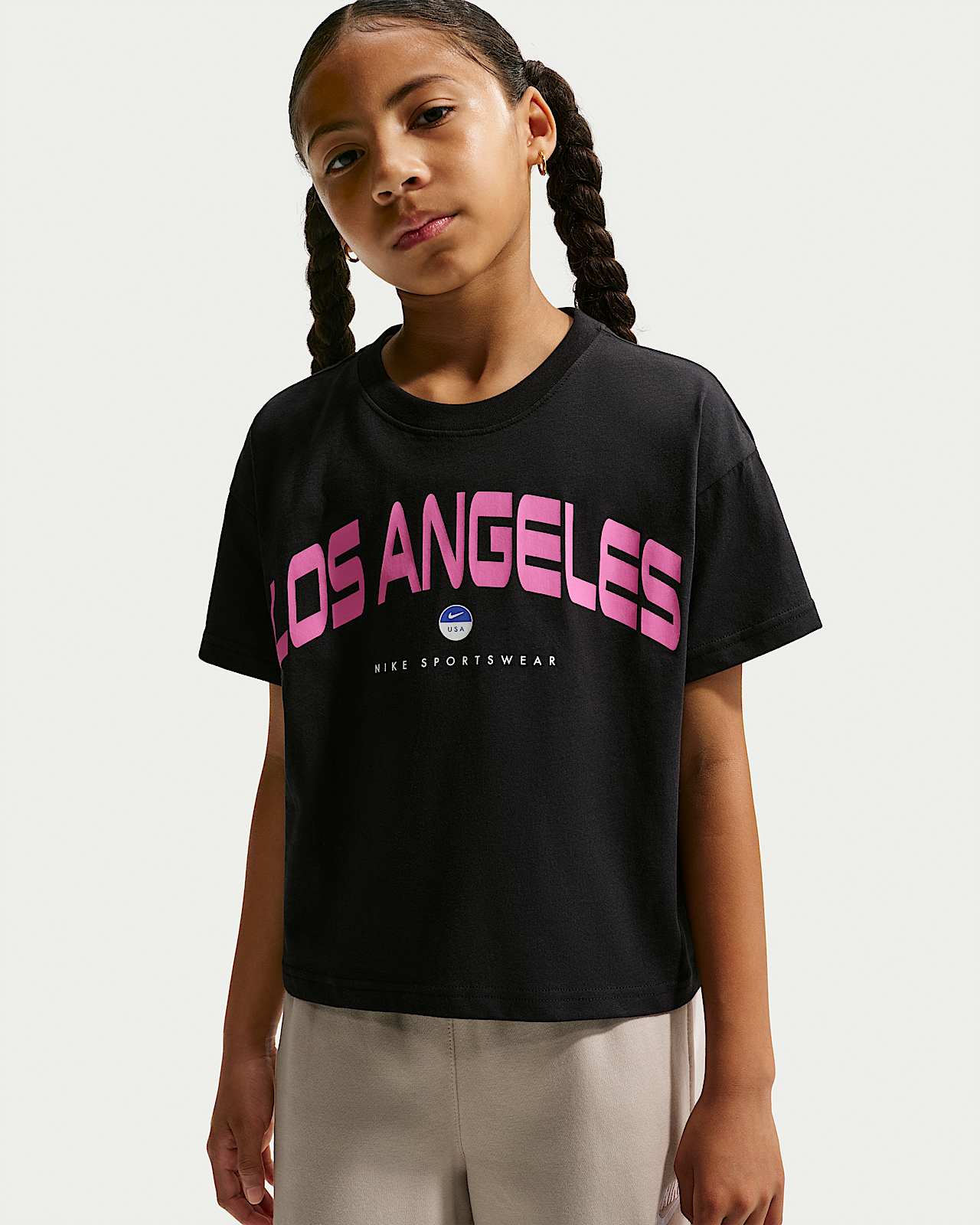 Детская футболка Nike Sportswear Big Kids' (Girls')
