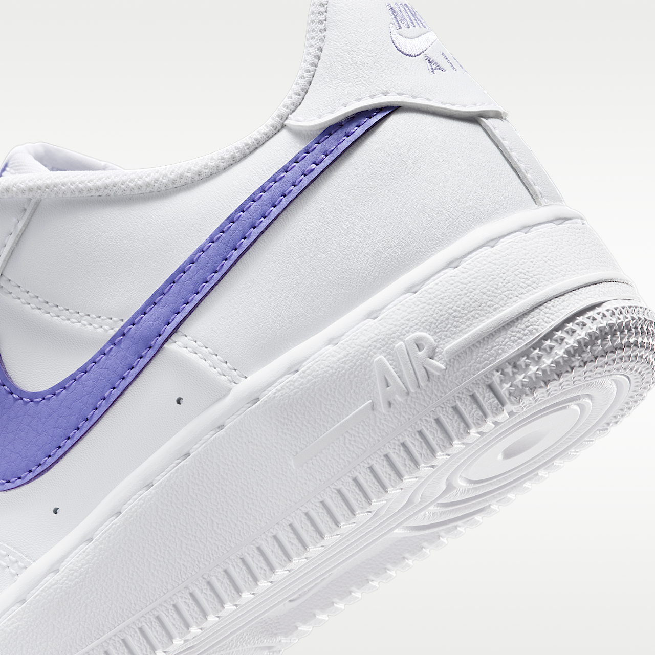 Nike Air Force 1 sneaker Wit/Wit/Light Thistle