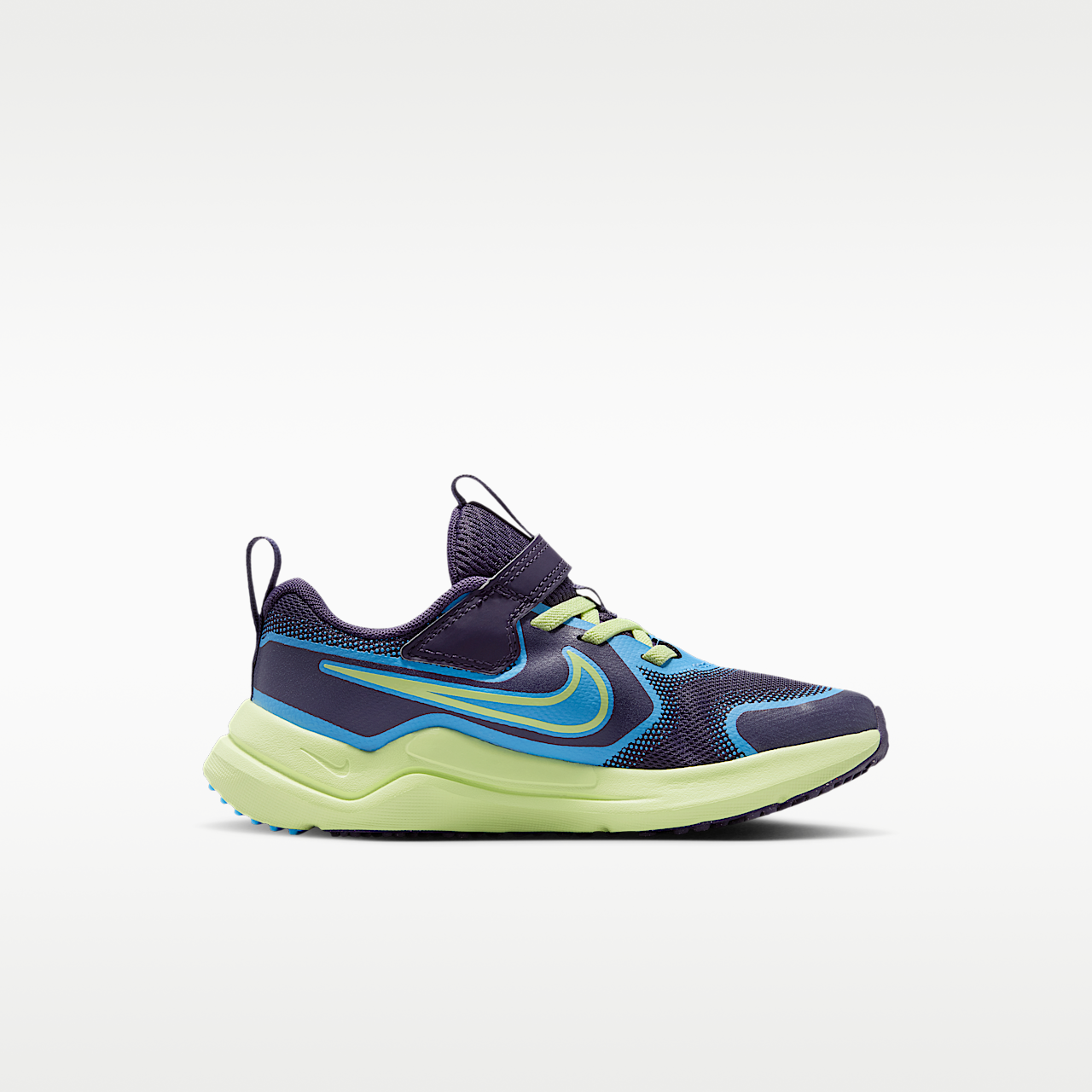 Nike  sneaker Dark Raisin/University Blue/Wit/Light Liquid Lime