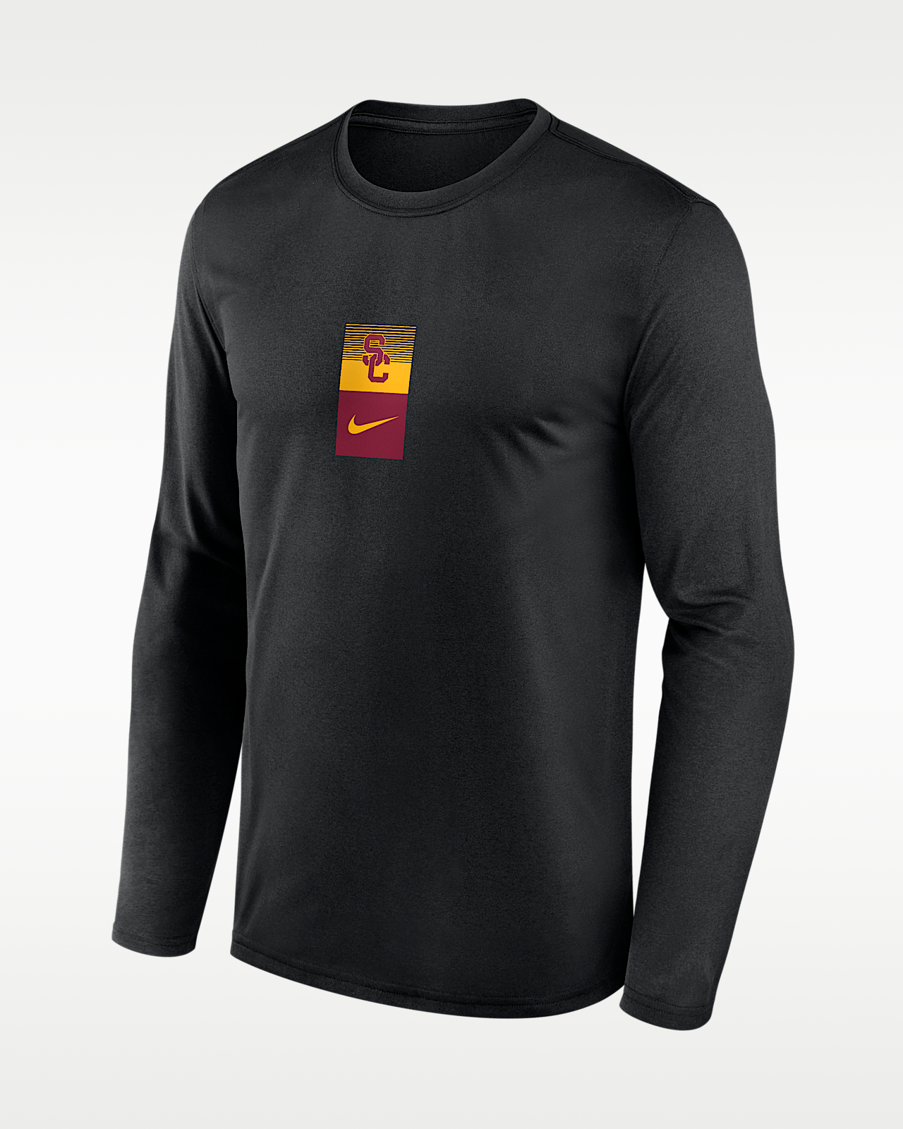 Мужская футболка USC Primetime Stack Legend Nike Dri-FIT College Long-Sleeve