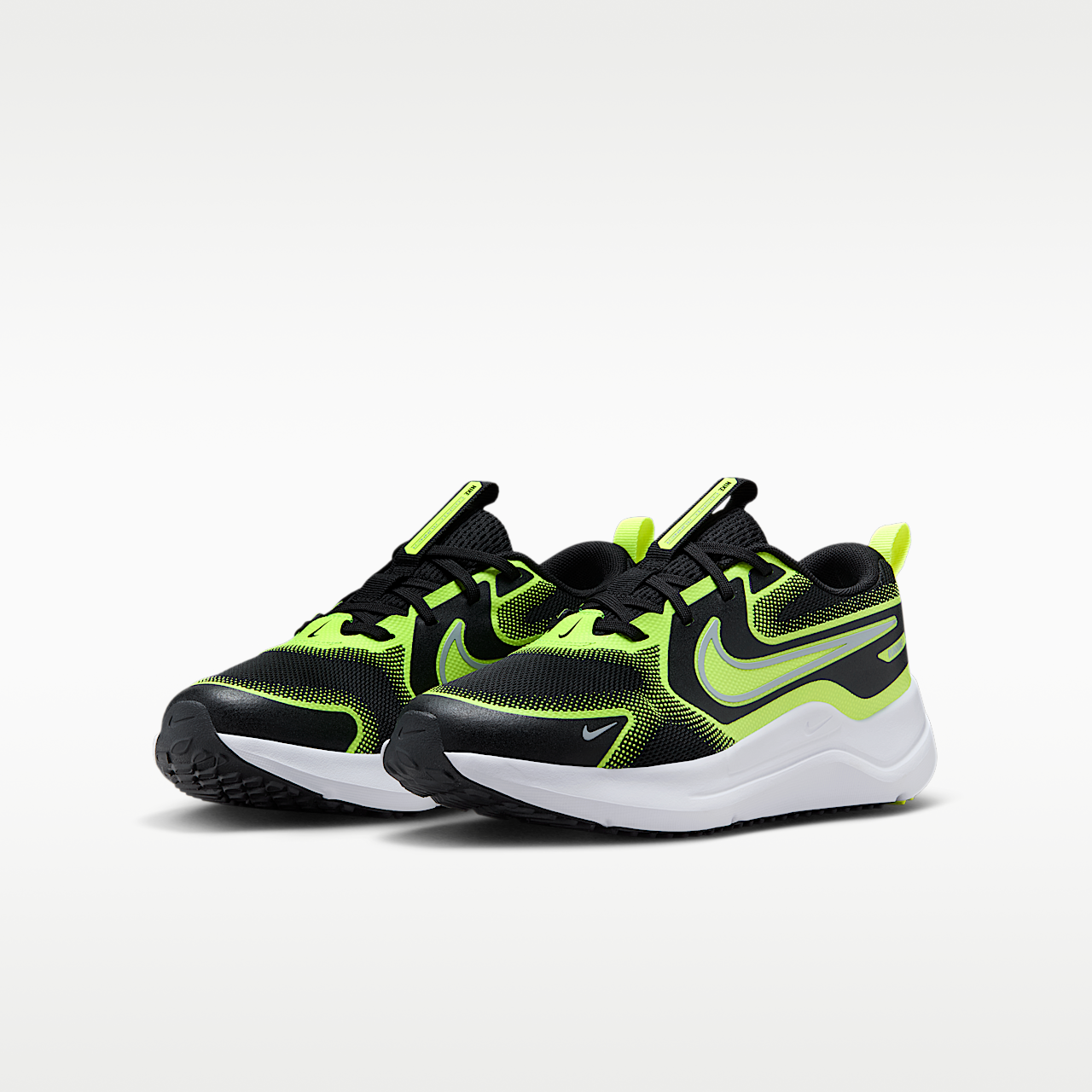 Nike  sneaker Zwart/Volt/Wolf Grey