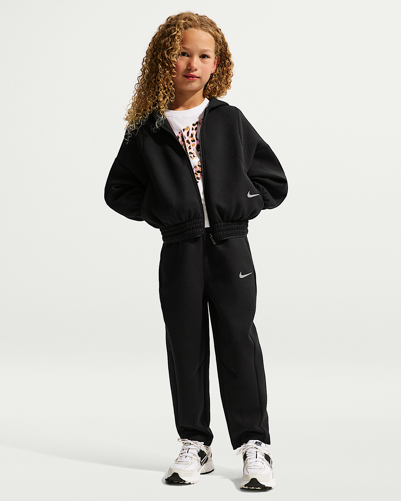 Детское худи Nike Little Kids' Luxe Perform 2-Piece Full-Zip Hoodie Set