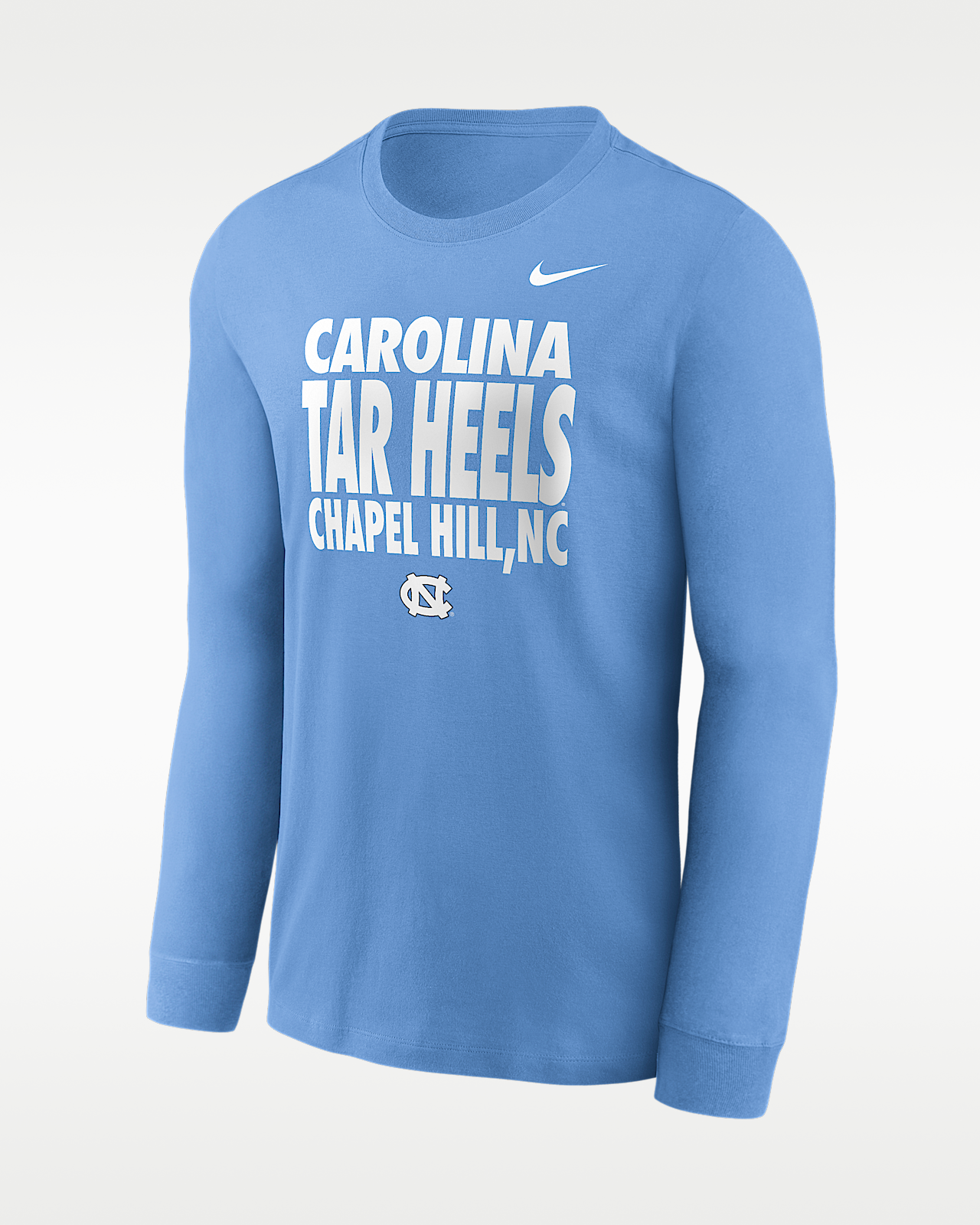 Мужская футболка North Carolina Sideline Slogan Nike Dri-FIT College Long-Sleeve