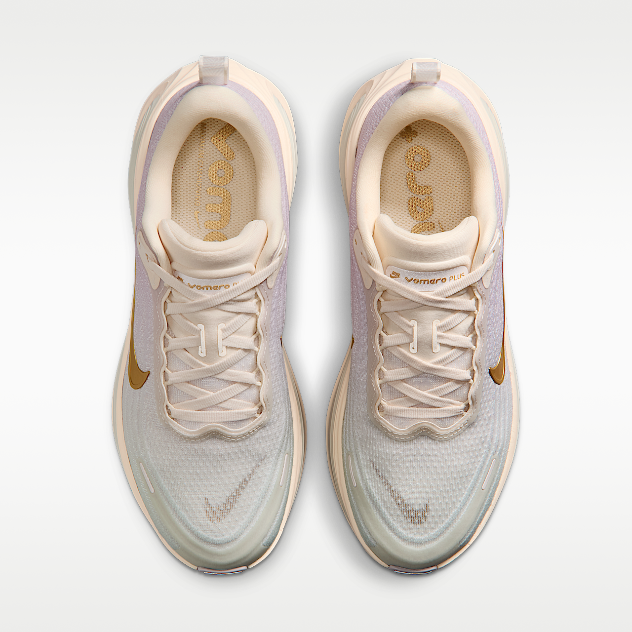 Nike Vomero sneaker Chalk/Bleached Lilac/Spruce Aura/Metallic Gold