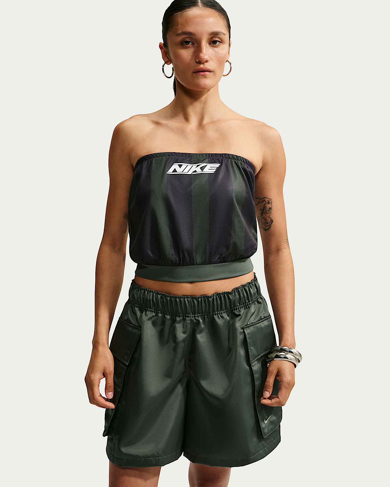 Женские джерси Nike Sportswear Slim Striped Jersey Tube Top