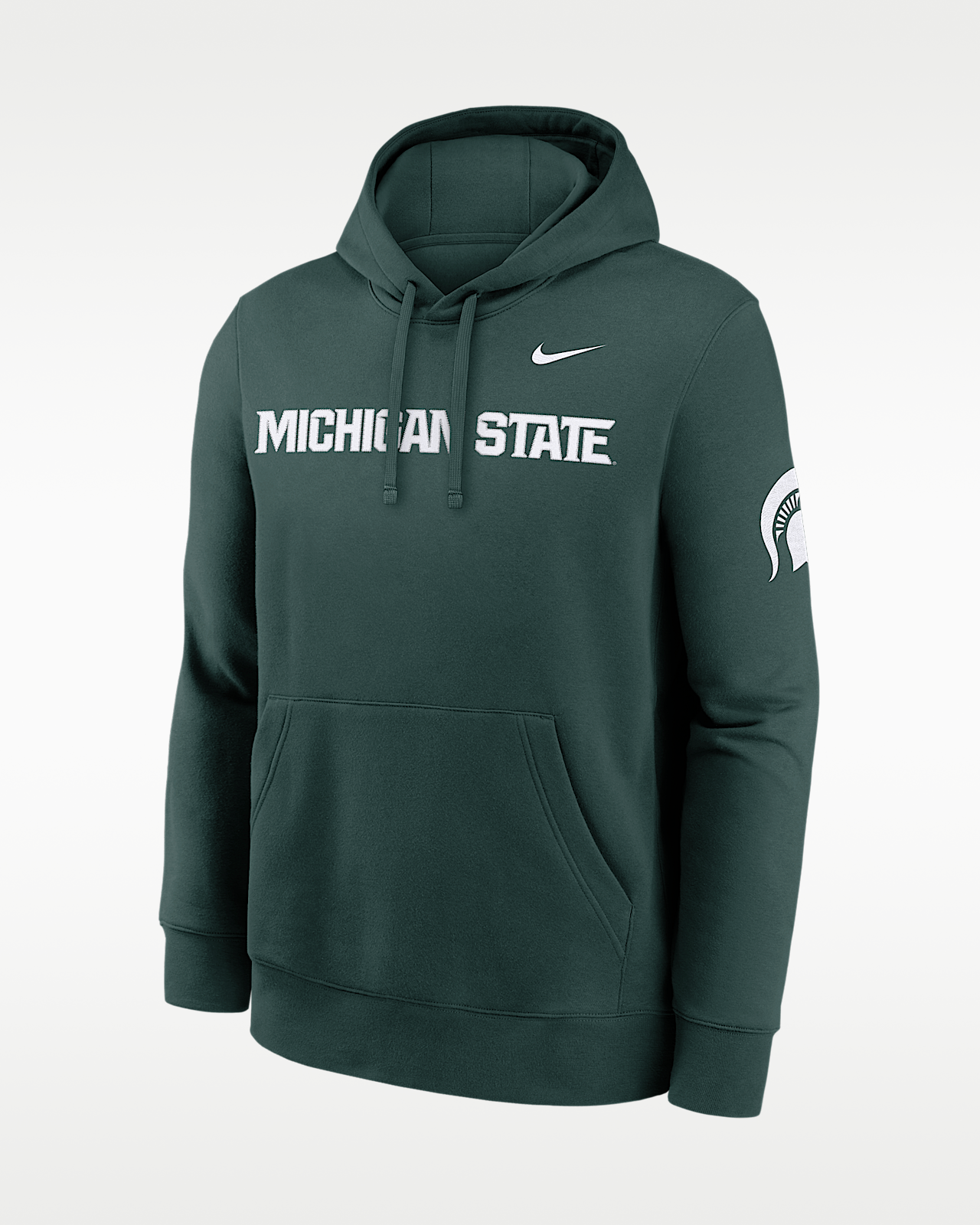 Мужское худи Michigan State Sideline Club Nike College Pullover Hoodie