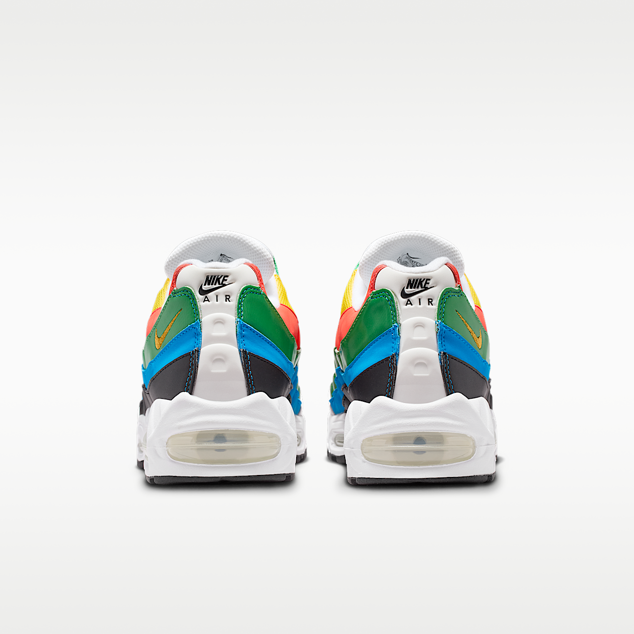 Nike Air Max 95 sneaker Wit/Chile Red/Photo Blue/Metallic Gold