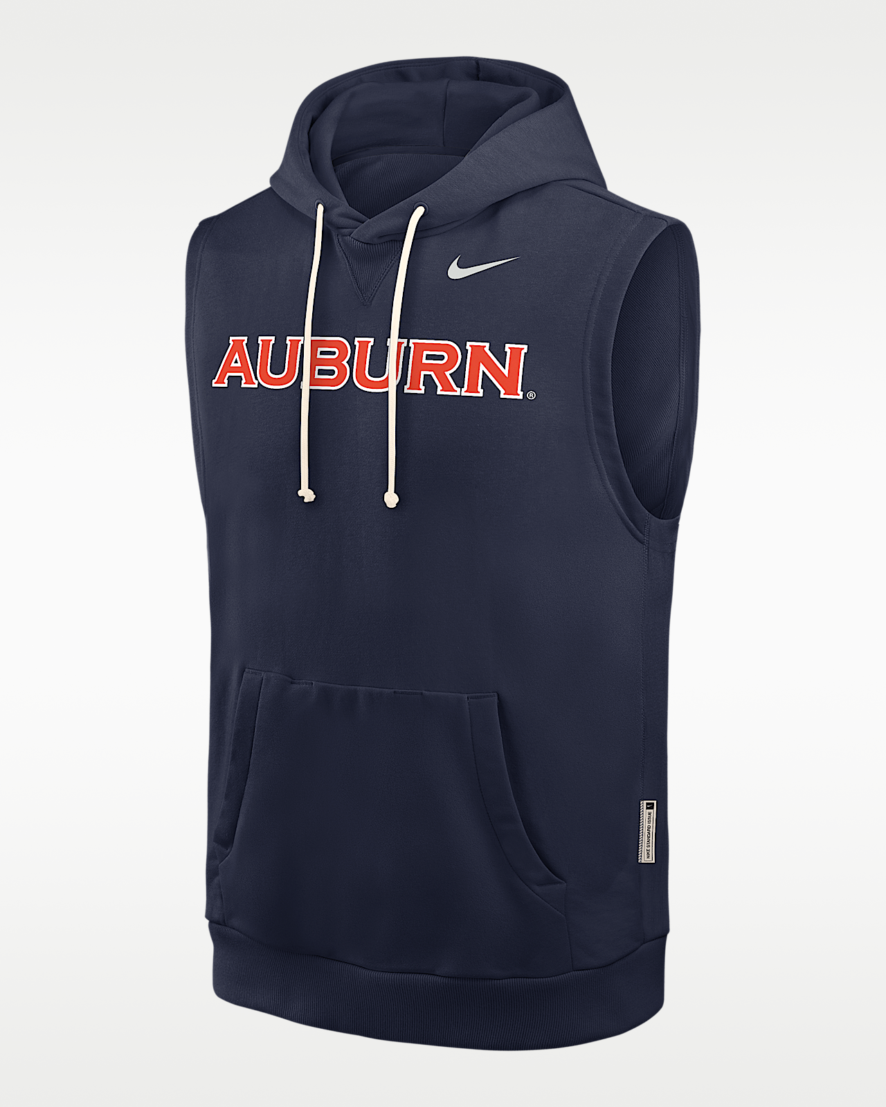 Мужское худи Auburn Sideline Nike Dri-FIT College Sleeveless Pullover Hoodie