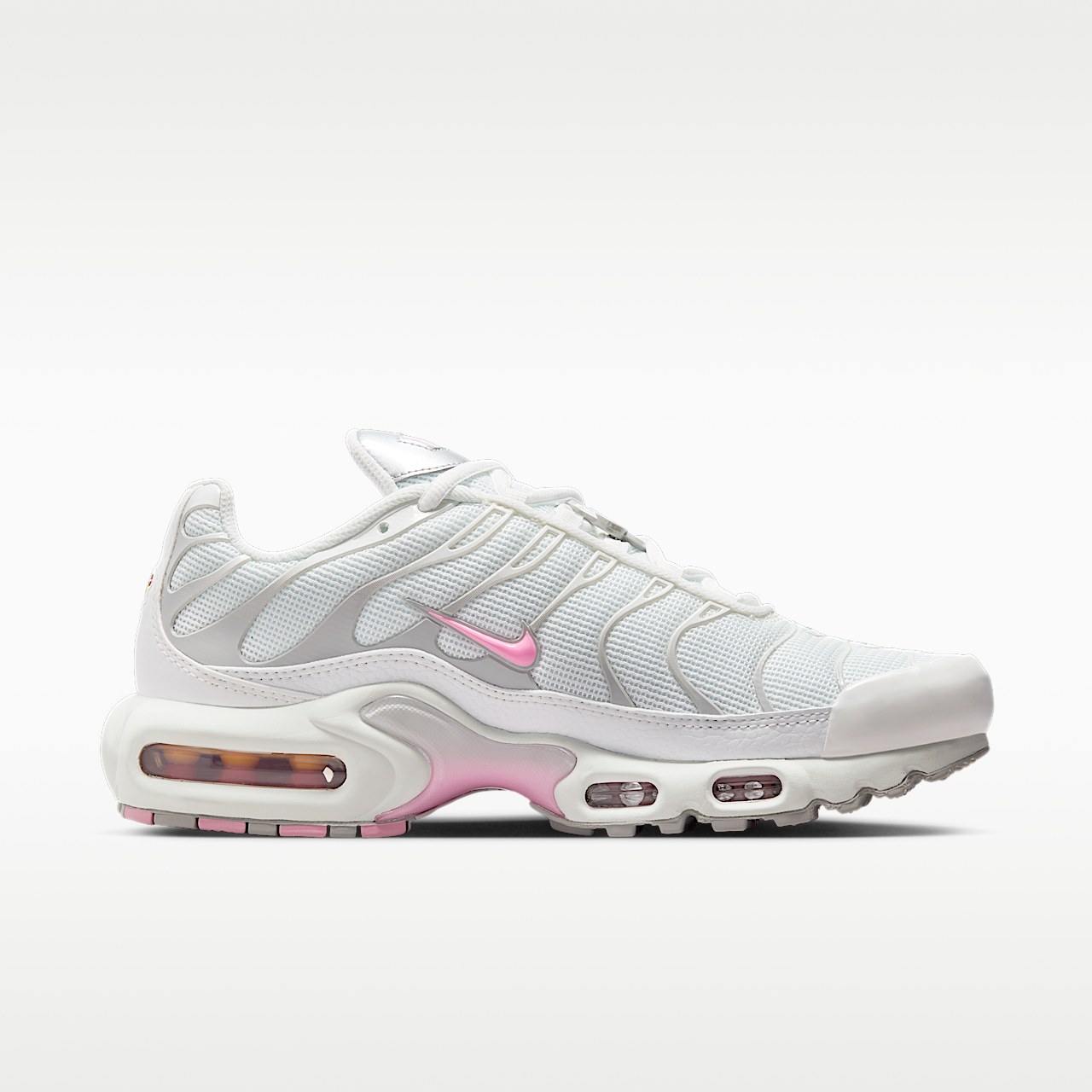 Nike Air Max Plus sneaker Summit White/Grey Fog/Metallic Silver/Pink Rise