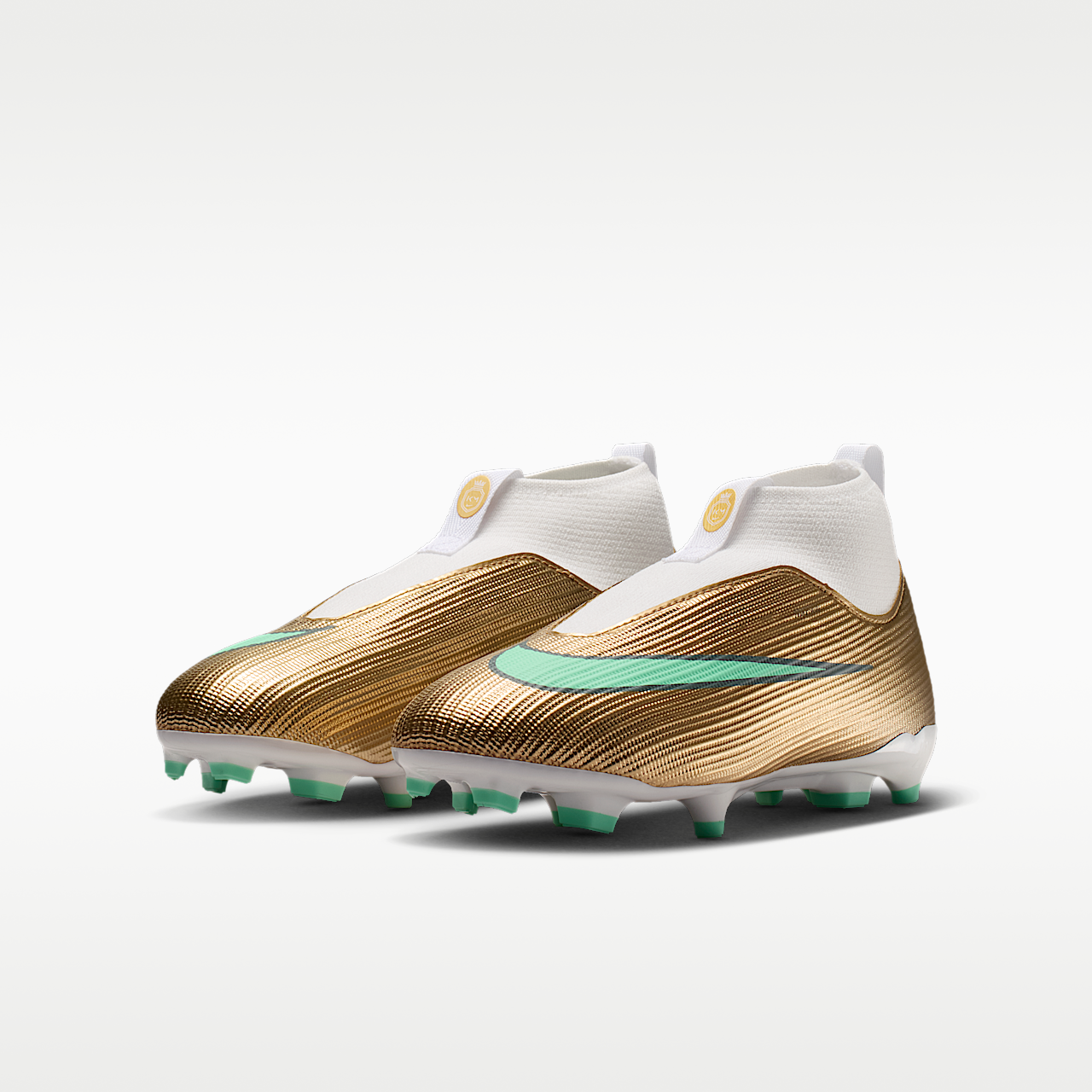 Nike  sneaker Metallic Gold/Green Glow