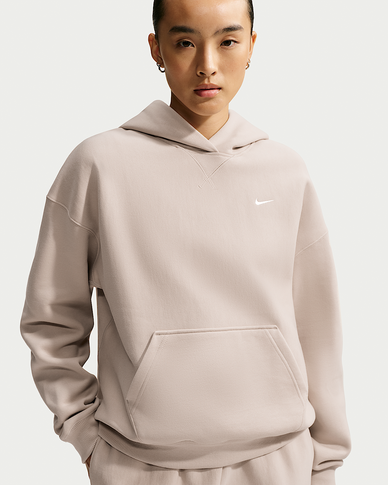Женское худи Nike Studio Fleece Heavyweight Oversized Pullover Hoodie