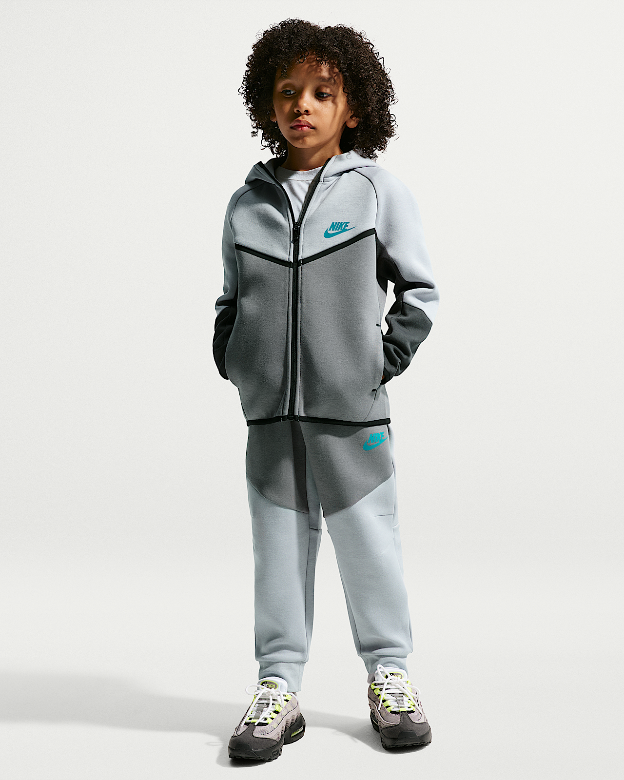 Детские  Nike Sportswear Little Kids' Tech Fleece 2-Piece Full-Zip Set