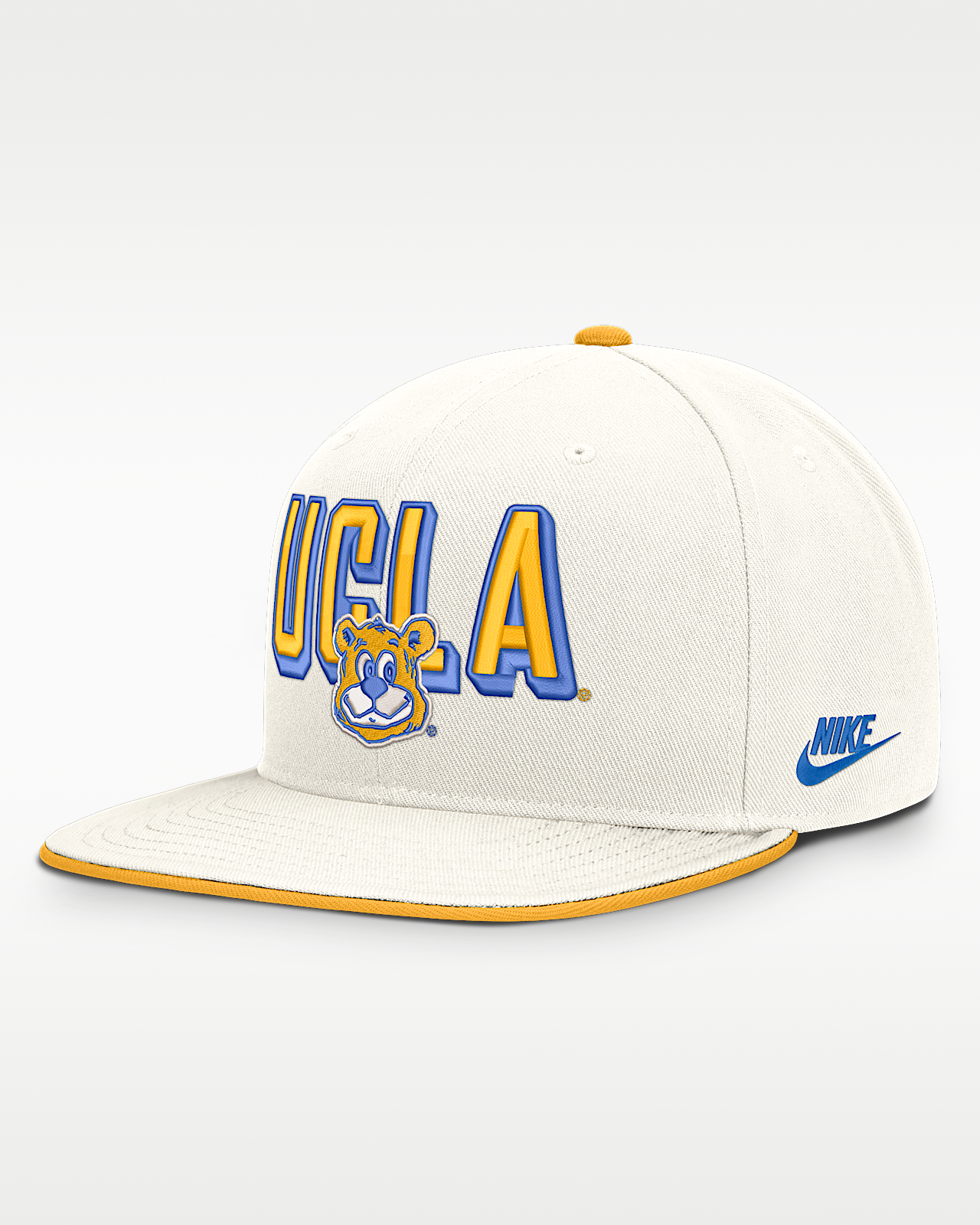 Мужские  UCLA Legacy Letter Mascot Pro Nike Dri-FIT College Adjustable Hat
