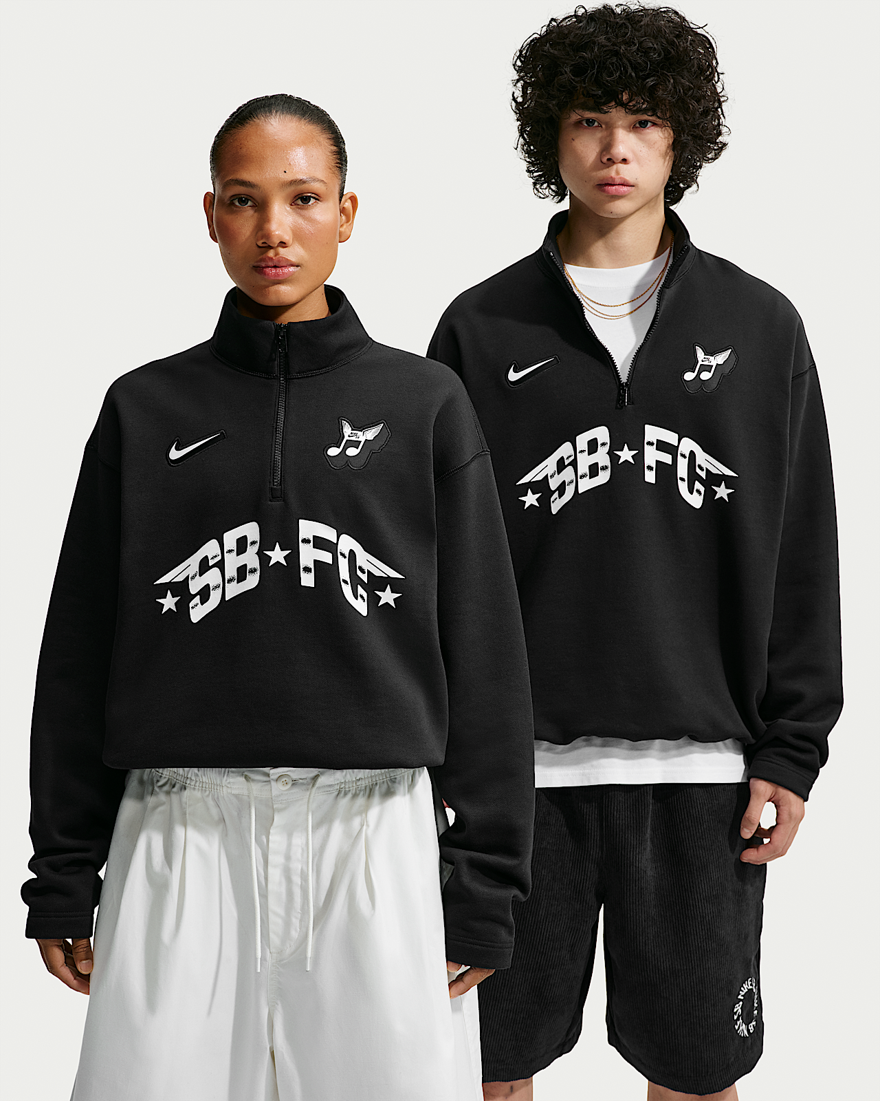 Женский свитшот Nike SB Skate 1/2-Zip Fleece Crew-Neck