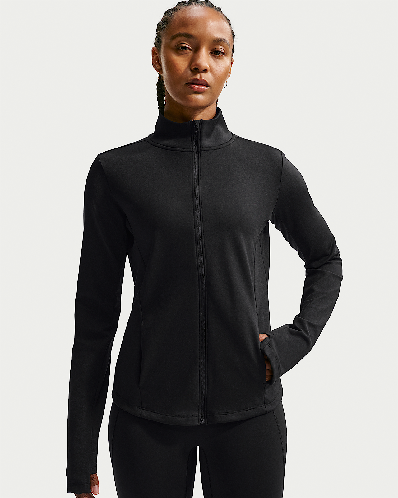 Женские  Nike One Dri-FIT Full-Zip Mid Layer