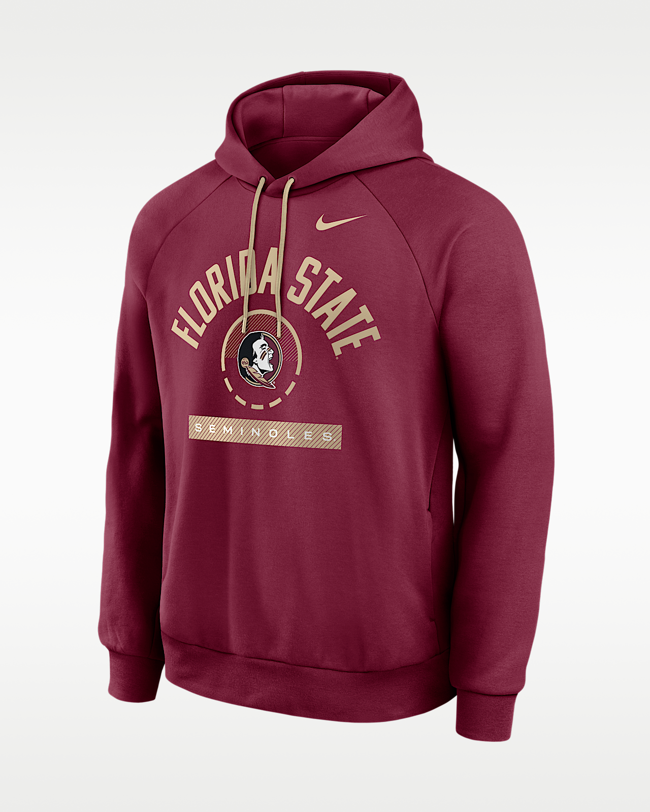 Мужское худи Florida State Courtside Nike Dri-FIT College Pullover Hoodie