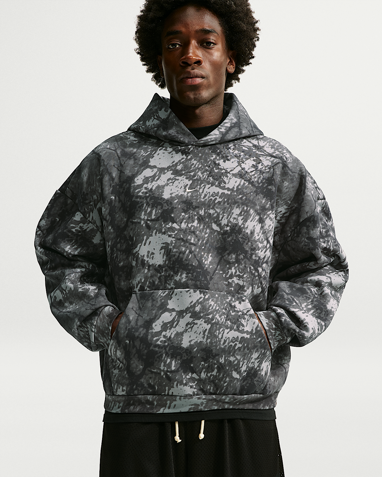 Мужское худи Nike Standard Issue Therma-FIT Brushed Pullover Basketball Hoodie для баскетбола