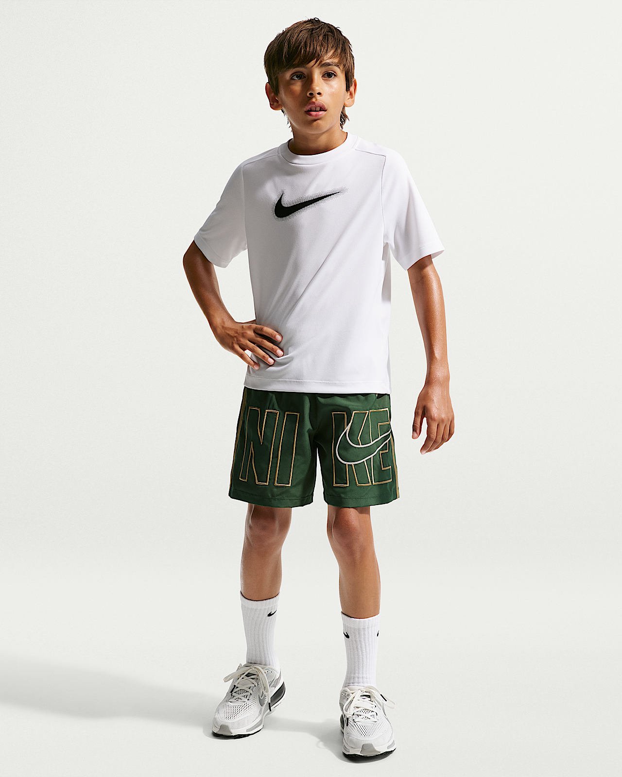 Детские шорты Nike Multi Big Kids' (Boys') Dri-FIT Training Shorts для тренировок